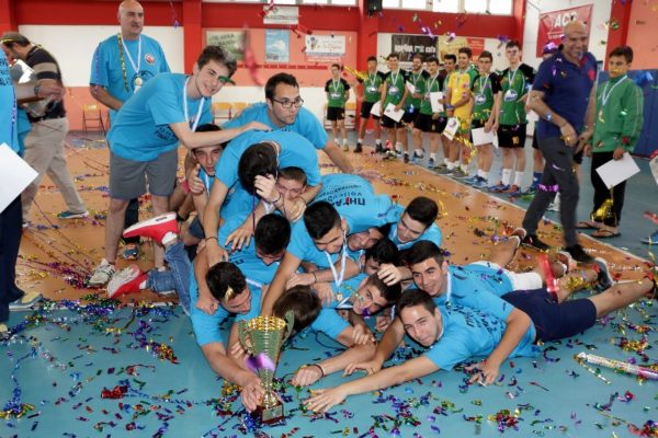 Ο Πήγασος Θεσσαλονίκης πρωταθλήτρια ομάδα στο Final 4 που έγινε στην Αιδηψό