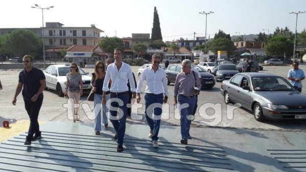Στην Εύβοια ο Κυριάκος με Μπακογιάννη (φωτο)