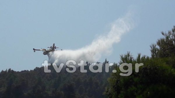 “Πολεμώντας 4 ημέρες με το θηρίο..” Βίντεο από καναντέρ από την φωτιά στη Βόρεια Εύβοια