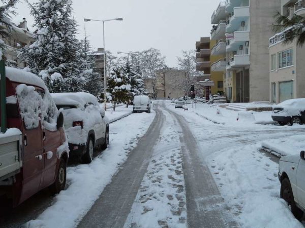 “Μάχη” με τον παγετό. Κλειστά τα σχολεία τη Δευτέρα στη Βοιωτία (video-photo)