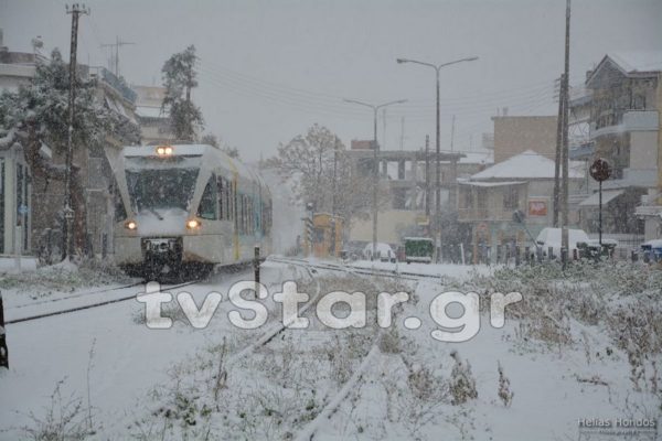 Τροποποιούνται τα δρομολόγια της ΤΡΑΙΝΟΣΕ, λόγω κακοκαιρίας