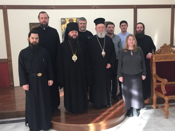 Επίσκοπος από το Πατριαρχείο της Μόσχας επισκέφθηκε τον Μητροπολίτη Χαλκίδας