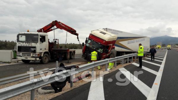 Έντομο… “έβγαλε εκτός δρόμου” νταλίκα.(φώτο και video)