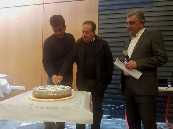 Την πρωτοχρονιάτικη πίτα έκοψαν το Σωματείο των Εργαζόμενων και το Δ.Σ. της Δ.Ε.Υ.Α.Λ (φωτο)