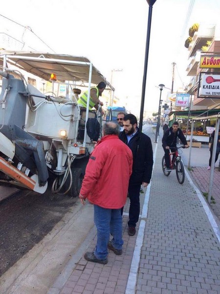 Με νέα άσφαλτο ο δρόμος της Ν.Αρτάκης