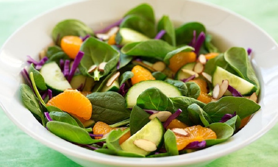 Spinach orange salad2