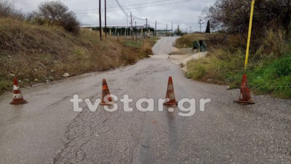 Λαμία: Διακοπή κυκλοφορίας στον Ξηριά λόγω βροχόπτωσης