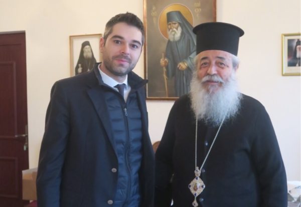 Στο Μητροπολίτη Φθιώτιδας κ. Νικόλαο ο Γιάννης Σαρακιώτης