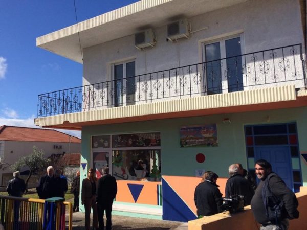 Εγκαίνια δημοτικού παιδικού σταθμού στο Ακραίφνιο (video)