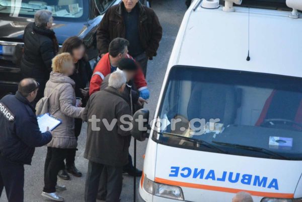 Ηλικιωμένος παρασύρθηκε από αυτοκίνητο στο κέντρο της Λαμίας. (φώτο)