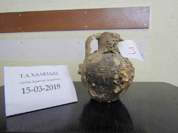 Συνελήφθη 43χρονος αρχαιοκάπηλος στην Χαλκίδα