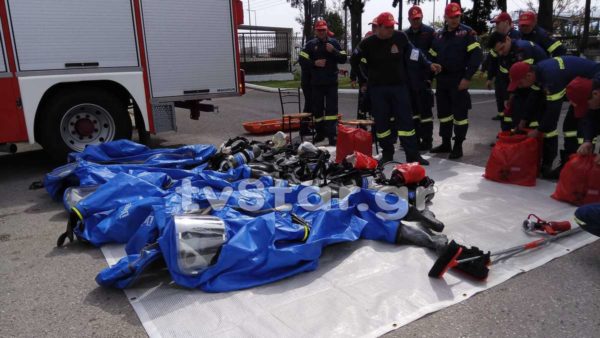 Άσκηση της 7ης ΕΜΑΚ στη Βιομηχανία Γάλακτος. (video και φώτο)