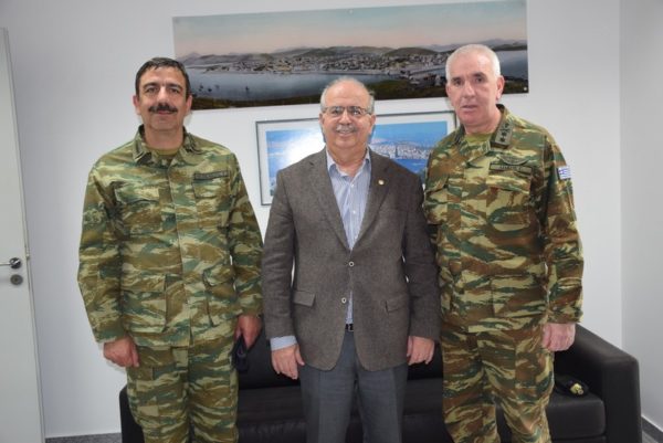 Επίσκεψη του νέου Διευθυντή Πεζικού στον Δήμαρχο