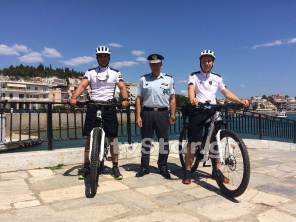 Αστυνομικούς ποδηλάτες απέκτησε η πόλη της Χαλκίδας