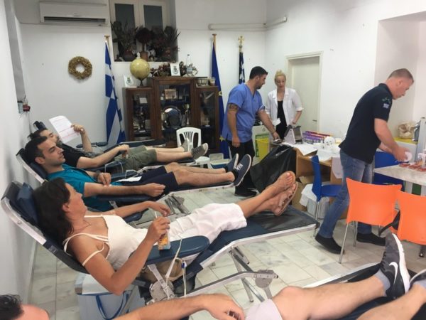 Ολοκληρώθηκε η εθελοντική αιμοδοσία στη Σκύρο