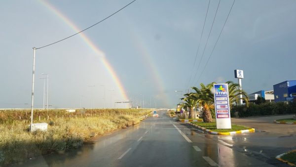 ..και μετά τη βροχή ένα υπέροχο ουράνιο τόξο (φωτογραφίες)