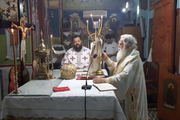 Ο Μητροπολίτης Θερμοπυλών στην Άνω Βάθεια Ευβοίας