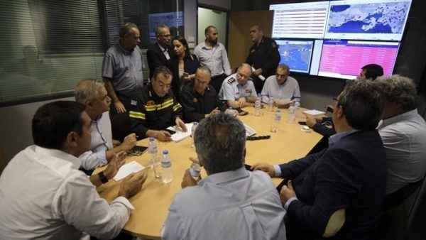 Δήλωση Τσίπρα μετά την σύσκεψη στην Πυροσβεστική