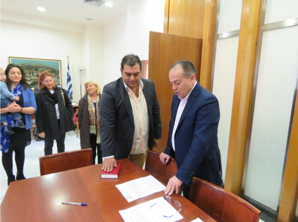 Ορκίστηκε σήμερα ο Σύμβουλος της Δημοτικής Κοινότητας Ροδίτσας  Παρασκευάς Παπακώστας