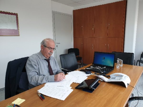 Υπογραφή σύμβασης για την αγροτική οδοποιία