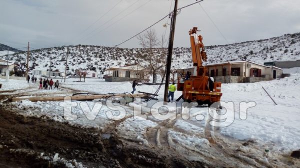 Χιλιάδες άνθρωποι έμειναν στην Εύβοια χωρίς ρεύμα. Στο πόδι τα συνεργεία της ΔΕΔΔΗΕ