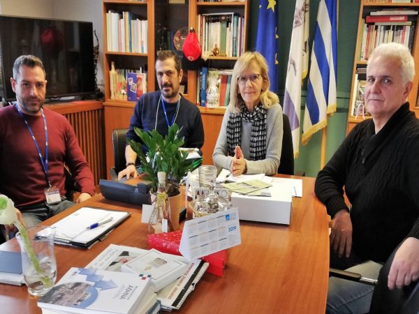 Συνάντηση της Δημάρχου Λεβαδέων με κλιμάκιο του Δ.Ο.Μ.