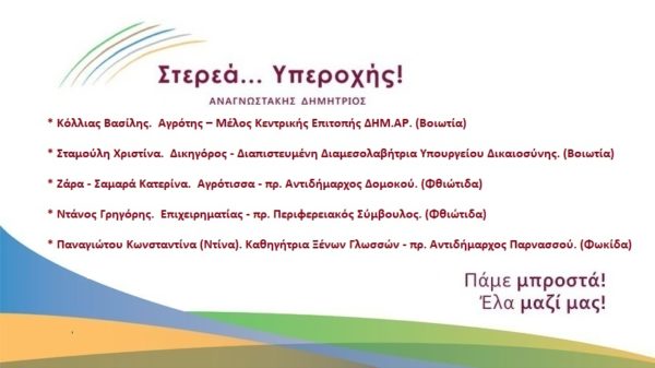 14η ανακοίνωση υποψηφίων για την “Στερεά… Υπεροχής!”