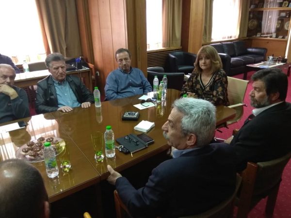 Επίσκεψη στο Επιμελητήριο της Εύβοιας πραγματοποίησε ο Δημήτρης Αναγνωστάκης