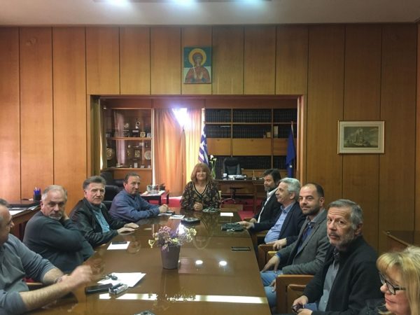 Συναντήσεις Αναγνωστάκη με Σπανό, Παγώνη και Επιμελητήριο Εύβοιας