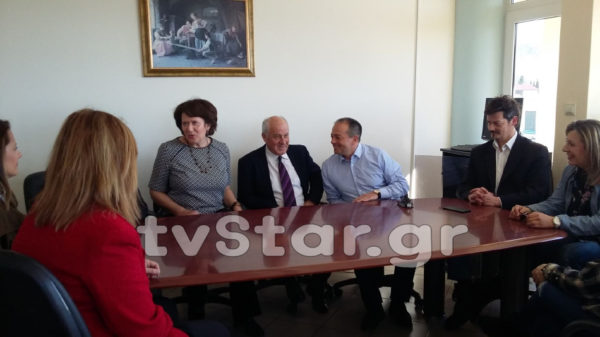 Συνάντηση του Ν. Σταυρογιάννη με την Ε. Μπενιάτα και με στελέχη του Πανεπιστημίου στη Λαμία (φωτο-video)