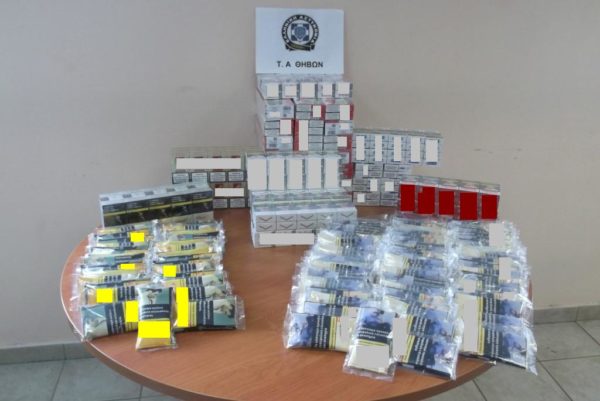 Σύλληψη στη Θήβα για αδασμολόγητο καπνό και λαθραία τσιγάρα