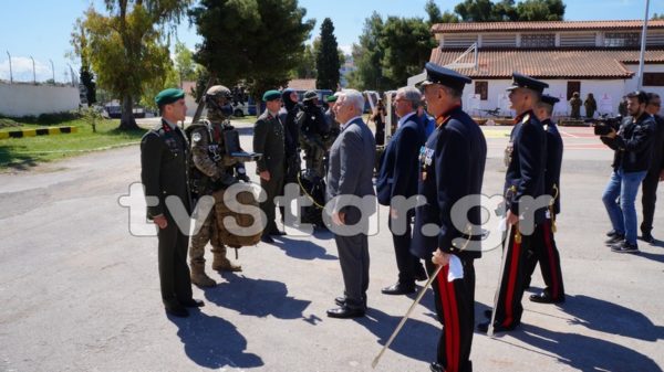 Ο Υπουργός Εθνικής Άμυνας στη Σχολή Πεζικού στη Χαλκίδα (video-photo)