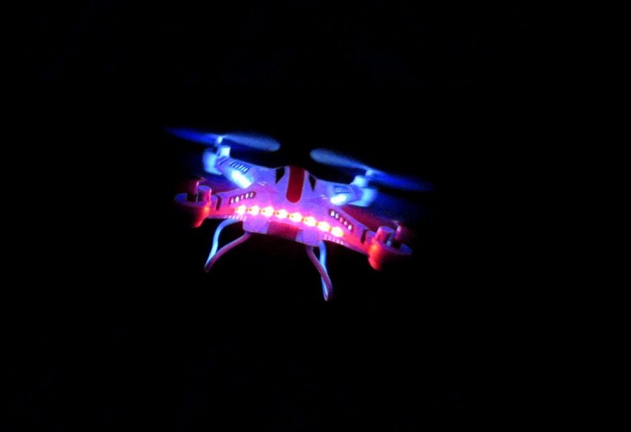 drone night flight