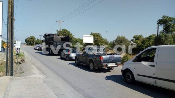 Κινητοποίηση στη Γέφυρα του Βασιλικού από πλημμυροπαθείς