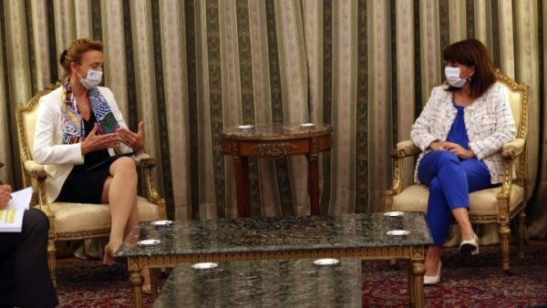 Συνάντηση της ΠτΔ με τη γγ του Συμβουλίου της Ευρώπης