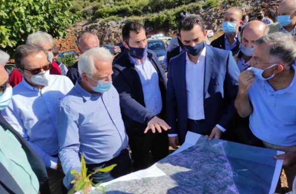 Επίσκεψη σε έργα αγροτικών υποδομών της Φωκίδας