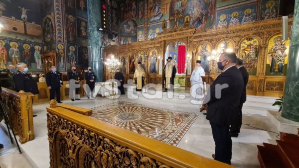 Το ευχαριστώ του μητροπολίτη Φθιώτιδας στους αστυνομικούς. (φώτο και video)