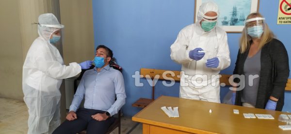 Covid free δικαστικό μέγαρο και ΑΔ Βοιωτίας στη Λιβαδειά (video-photo)