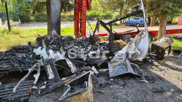 Λαμία: Η τραγική ιστορία πίσω από την φωτιά στο τροχόσπιτο. (φωτο και video)