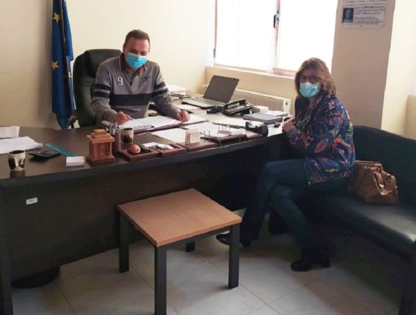 Συνάντηση του Δημάρχου Αγράφων με την Πρόεδρο της Ε.Λ.Μ.Ε. Ευρυτανίας