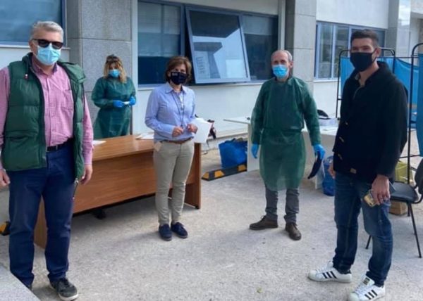 Τεστ κορονοϊού στους υπαλλήλους της Περιφερειακής Ενότητας Φωκίδας
