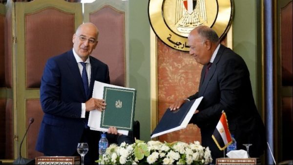 Η Αν. Μεσόγειος στο επίκεντρο της συνάντησης Ν. Δένδια με τον Αιγύπτιο ομόλογό του