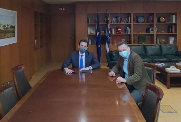 Με τον Υπουργό Περιβάλλοντος και Ενέργειας συναντήθηκε ο Δήμαρχος Αγράφων