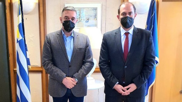 Συνάντηση Θ. Χειμάρα με τον Υφυπουργό Δικαιοσύνης Γ.Κώτσηρα