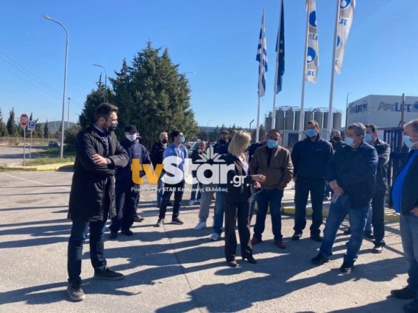 Αντιπροσωπεία του ΣΥ.ΡΙΖ.Α. κοντά στους εργαζόμενους της PIPELIFE