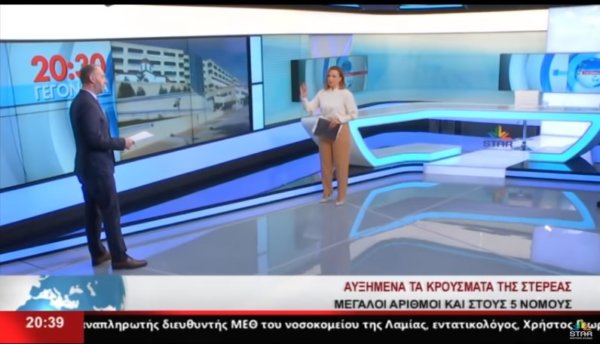 Νέος ισχυρός σεισμός 5.9 ρίχτερ. Δείτε τι έγινε στο δελτίο του Star (video)