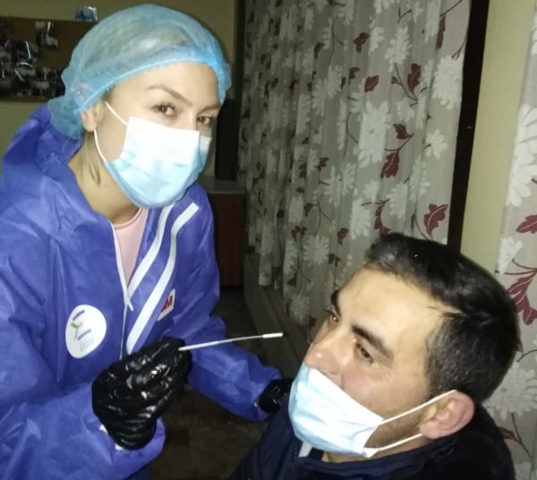 Τεστ covid σε διάφορα σημεία της Περιφέρειας για την εξέταση του φορτίου