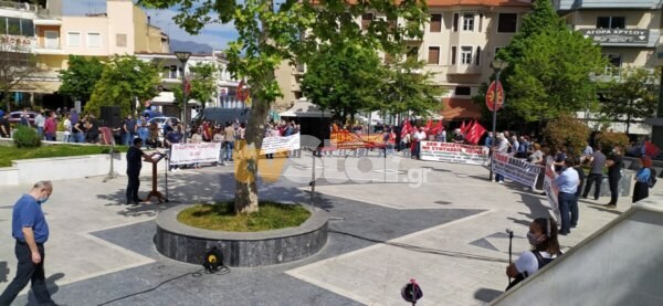 Εργατική Πρωτομαγιά. Μαζική συμμετοχή στη Λιβαδειά (video-photo)