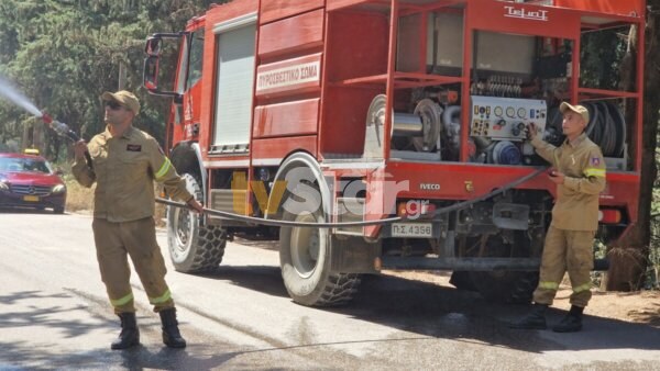 Υπό έλεγχο η φωτιά στη Σκύρο: Προκλήθηκε από γεννήτρια- Συνελήφθη μια 63χρονη (video)