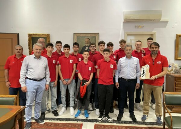 Ο Δήμαρχος Δελφών υποδέχθηκε τους πρωταθλητές του Γυμναστικού Συλλόγου Ιτέας